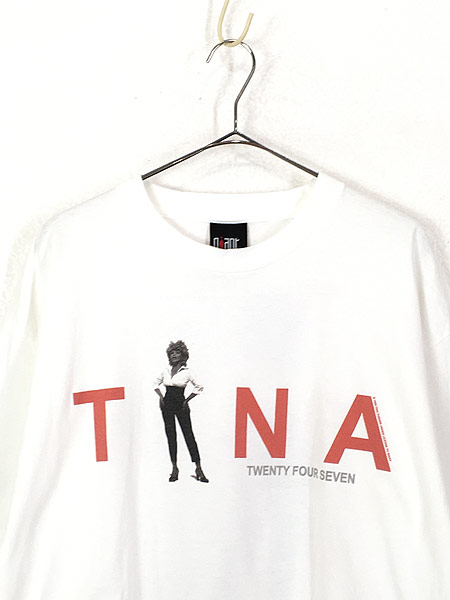 古着 90s Tina Turner 「Twenty Four Seven Tour」 ツアー ロック Ｔ 