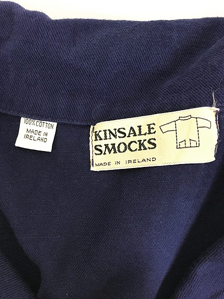 古着 80s Ireland製 Kinsale smocks コットンツイル フィッシャーマン 