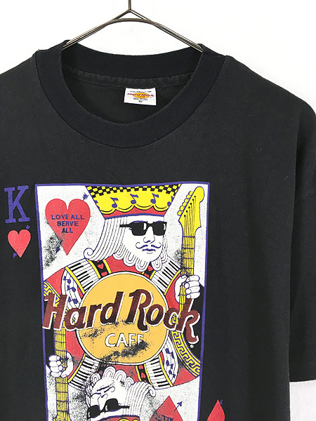 古着 90s Hard Rock Cafe 「LAS VEGAS」 トランプ キング ハードロック