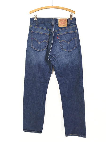 古着 00s USA製 Levi's 505 濃紺 デニム パンツ ジーンズ スリム W33