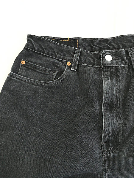 古着 00s Levi's 505 サルファ ブラック デニム パンツ ジーンズ