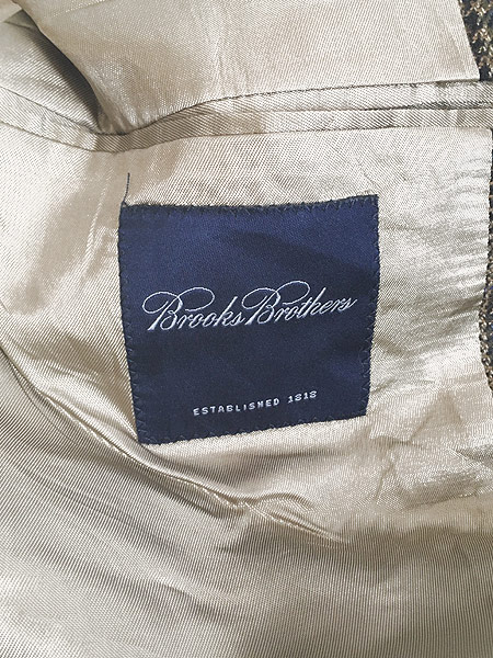 古着 00s USA製 Brooks Brothers 豪華 カシミア ウール チェック