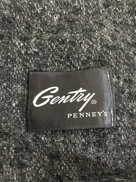 古着 50s Penney's Gentry モノトーン ウール チェスター バルマカーン