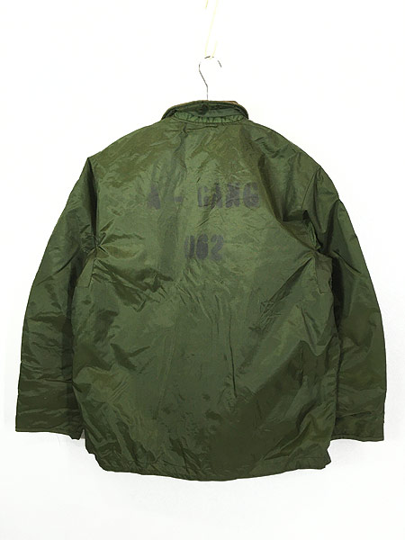 古着 80s 米軍 USN 「ECW IMPERMEABLE」 2段 ステンシル 防寒 防水