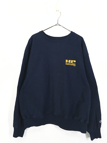 古着 00s Champion Reverse Weave 「HP」 企業 刺しゅう リバース