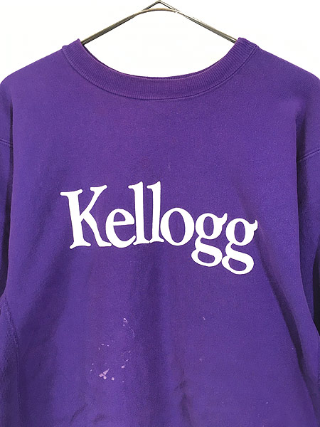 古着 90s USA製 Champion Reverse Weave 「Kellogg」 リバース 