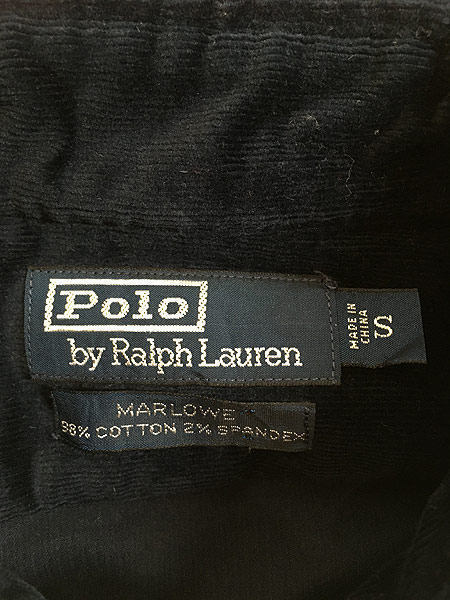 古着 Polo Ralph Lauren 「MARLOWE」 光沢 ベロア 細畝 コーデュロイ