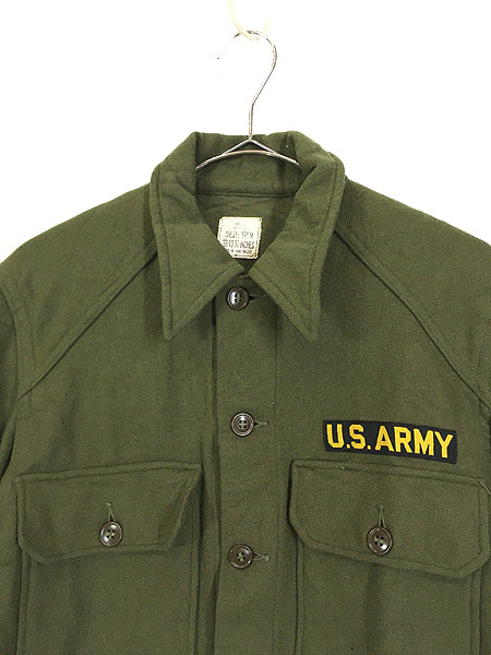 50's US ARMY OG-108 SHIRT 米軍 ウールシャツ - シャツ