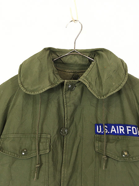 古着 60s 米軍 USAF 2way ヘチマ襟 コットンサテン フィールド