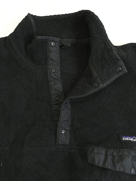 【希少XL】90s 97年 Patagonia スナップT オールブラック