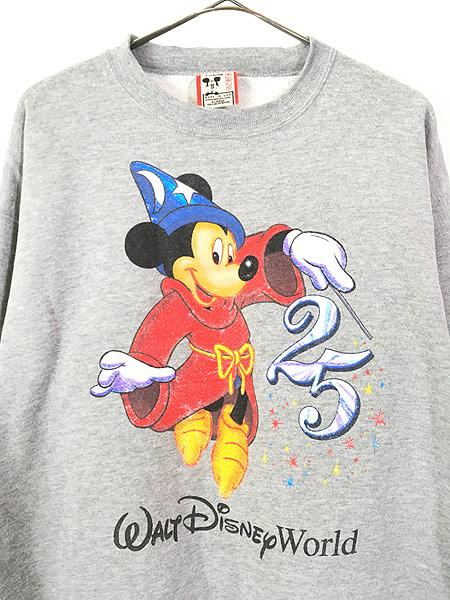 古着 90s USA製 Disney World ミッキー ファンタジア 25th