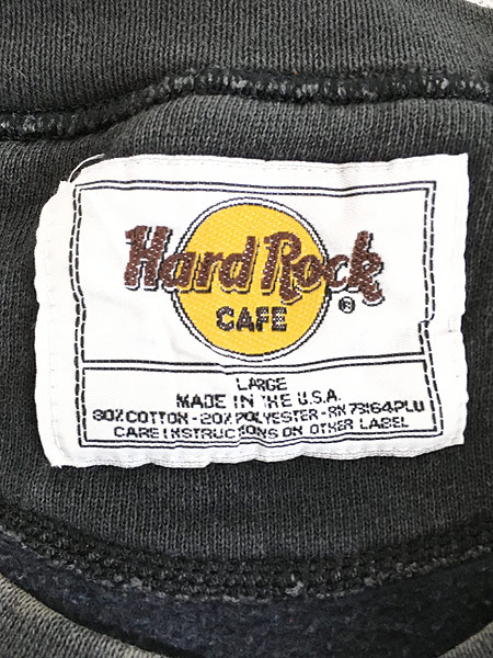 古着 90s USA製 Hard Rock Cafe 「SAN ANTONIO」 BIGロゴ ハードロック