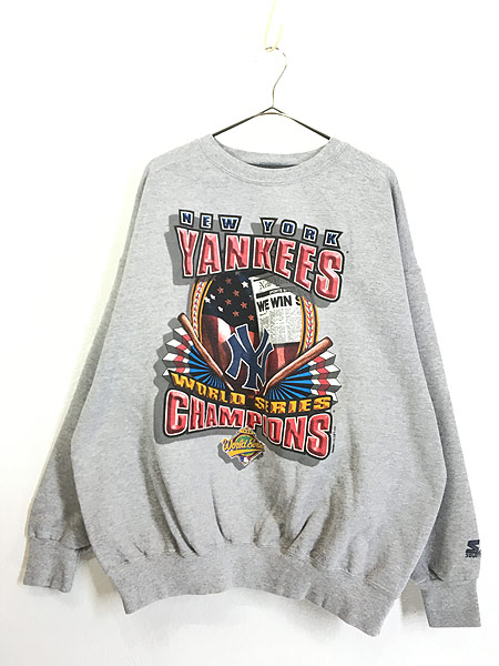 古着 90s USA製 MLB New York Yankees ワールドシリーズ スウェット