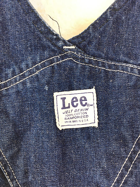 ナチュラ [ Lee / リー ] 60-70年代製 JELT DENIM オーバーオール