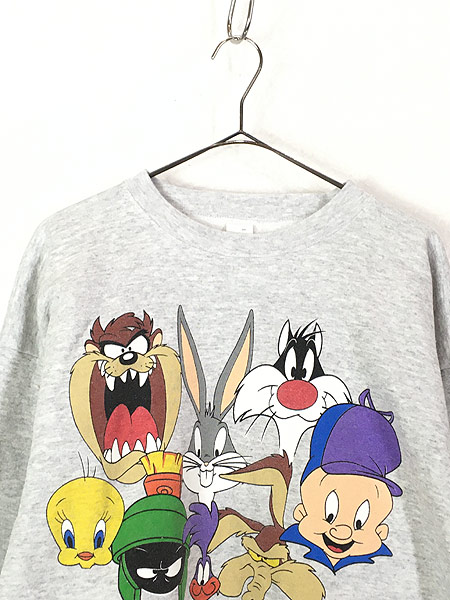 古着 90s Usa製 Looney Tunes キャラクター 大集合 スウェット トレーナー Xxl 古着 古着 通販 ヴィンテージ古着屋のドラセナ