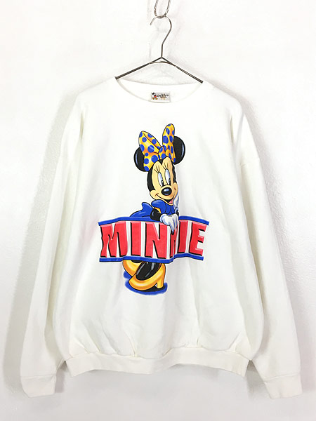 古着 90s Disney Minnie ミニー キャラクター BIG スウェット