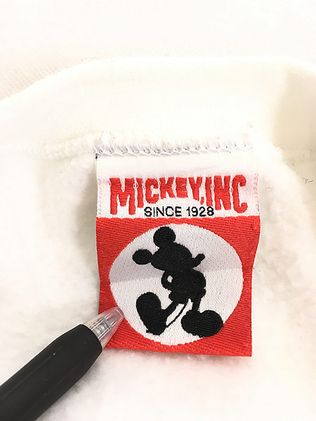 古着 90s USA製 Disney World Mickey ミッキー イニシャル スウェット トレーナー M 古着 - 古着 通販