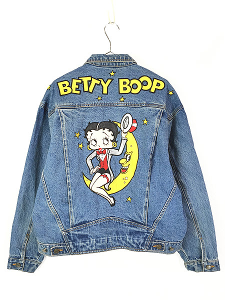 sparkles 激レア sparkles USA製90S BETTY BOOPDENM JACKET Gジャン 