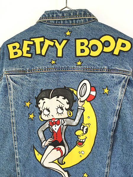 sparkles 激レア sparkles USA製90S BETTY BOOPDENM JACKET Gジャン 