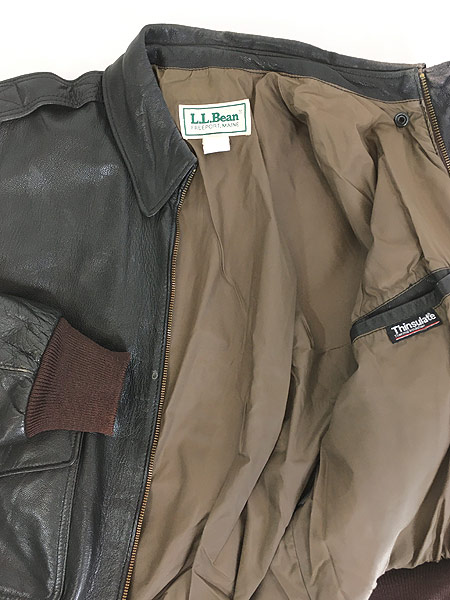 80s L.L.Bean A-2 レザージャケット オンラインストア銀座