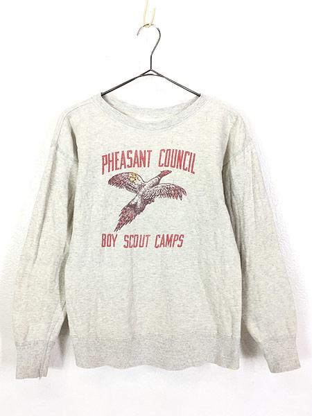 古着 50s BSA 「Pheasant Council Boy Scout Camp」 染み込み 100