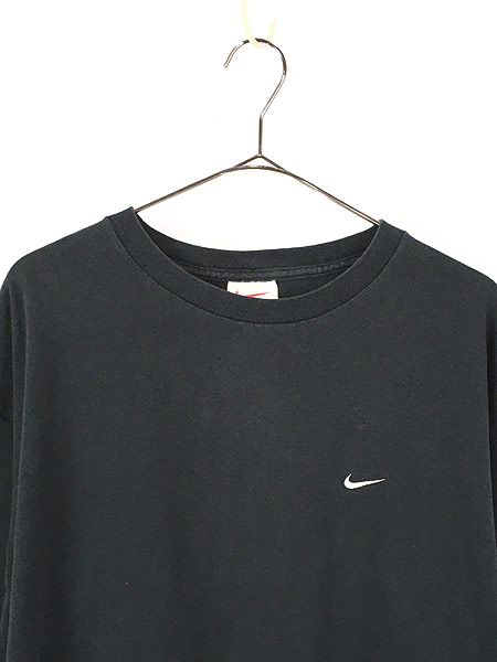 古着 90s Usa製 Nike スウォッシュ ワンポイント 刺しゅう 100 コットン Tシャツ L 古着 古着 通販 ヴィンテージ古着屋のドラセナ