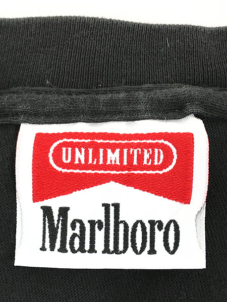 古着 90s Marlboro マルボロ Unlimited 汽車 動輪 両面 ポケット Tシャツ ポケt Xl位 古着 古着 通販 ヴィンテージ古着屋のドラセナ