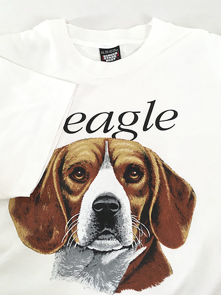 古着 90s USA製 「Beagle」 ビーグル イヌ 犬 アニマル プリント 
