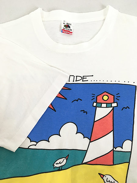 古着 90s USA製 Save Our Seas 「Turn The Tide..」 ボックス ポップ ...