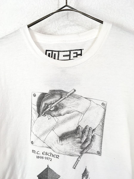 90s M.C ESCHER エムシー エッシャー Tシャツ 騙し絵 bfkdo-hermagor.at