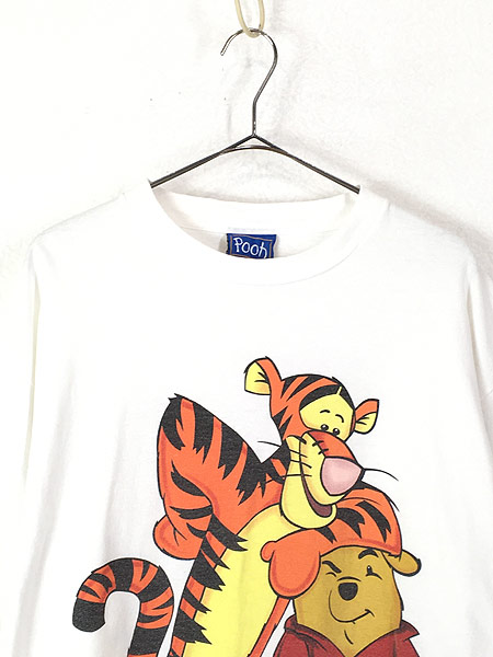 古着 90s Disney Pooh クマ プーさん ティガー 両面 キャラクター Tシャツ Xl 古着 古着 通販 ヴィンテージ古着屋のドラセナ 古着 90s Disney Pooh クマ プーさん ティガー 両面 キャラクター Tシャツ Xl 古着 古着 通販 ヴィンテージ古着屋のドラセナ