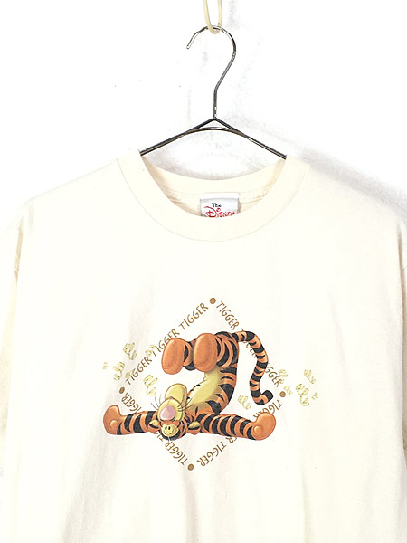 古着 90s Usa製 Disney Pooh Tigger ティガー キャラクター Tシャツ L 古着 古着 通販 ヴィンテージ古着屋のドラセナ