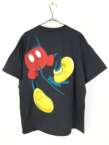 古着 90s Usa製 Disney Mickey Mouse ミッキー キャラクター 両面 プリント Tシャツ Xl位 古着 古着 通販 ヴィンテージ古着屋のドラセナ