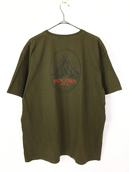 古着 14s Patagonia バック サークル ロゴ 両面 プリント Tシャツ XL 古着 - 古着 通販 ヴィンテージ 古着屋