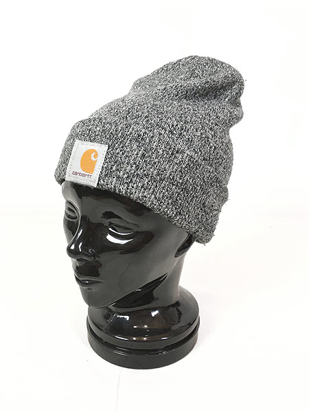 雑貨 古着 90s USA製 Carhartt カーハート ニット キャップ ビーニー