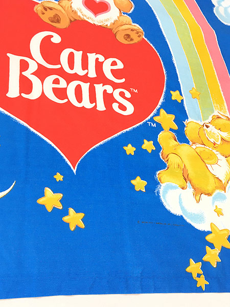 雑貨 古着 Care Bears ケアベア カラフル 虹色 キャラクター ベッドシーツ カバー 中型 小物 古着 古着 通販 ヴィンテージ古着屋のドラセナ