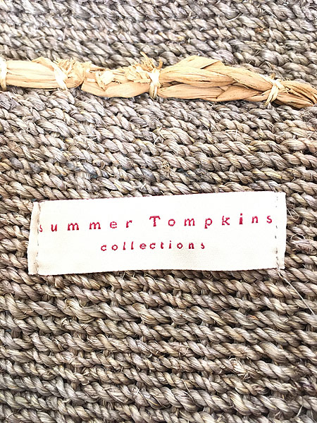 雑貨 古着 Summer Tompkins エスニック 編み込み かご スクエア フラップ ショルダー バッグ 中型 古着 古着 通販 ヴィンテージ古着屋のドラセナ