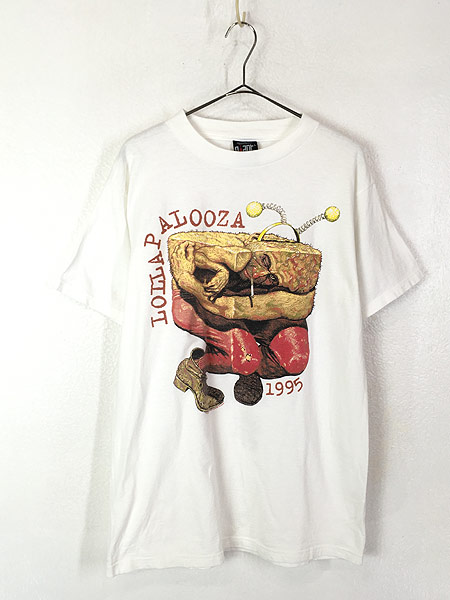 古着 90s LOLLAPALOOZA 95 超豪華 ラインナップ バンド ロック フェス