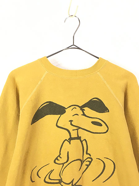 古着 60s Snoopy スヌーピー 両面 染み込み キャラクター スウェット Xl位 美品 古着 古着 通販 ヴィンテージ古着屋のドラセナ
