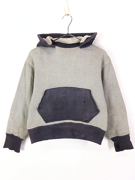 60s DOUBLE FACE SWEAT PARKAスウェットパーカー リブ長ロンハーマン