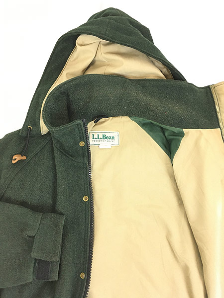 古着 80s USA製 LL Bean 2way ウール シェル マウンテン パーカー