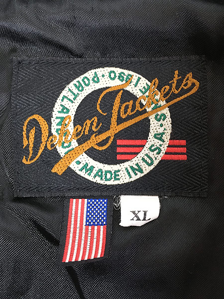 古着 90s USA製 JIM BEAM ジム ビーム ウィスキー ウール ジャケット スタジャン XL 古着 - 古着　通販　 ヴィンテージ古着屋のドラセナ