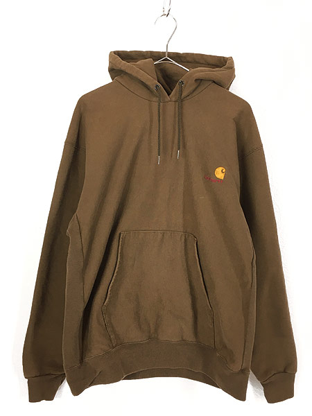 古着 80s USA製 Carhartt ワンポイント リバース タイプ 肉厚