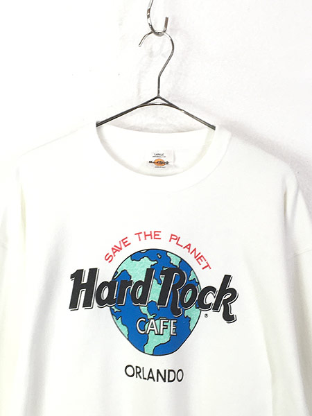 Hard Rock Cafe ハードロックカフェ ロゴ ボロ スウェット XL