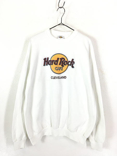 古着 90s USA製 Hard Rock Cafe 「CLEVELAND」 BIGロゴ ハードロック