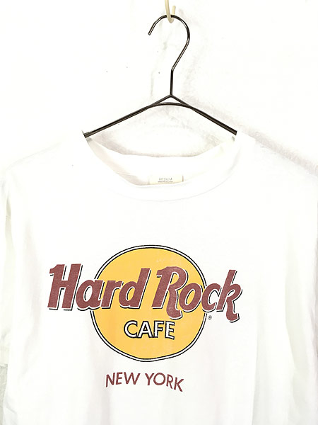 最終売り尽くし”古着 90s USA製 Hard Rock Cafe 「NEW YORK」 BIGロゴ