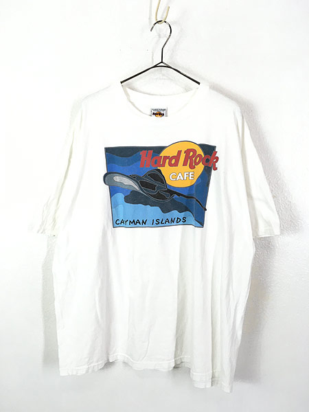 ハードロックカフェ HARD ROCK CAFE CAYMAN ISLANDS アドバタイジングTシャツ メンズL /eaa348966コットン100%色