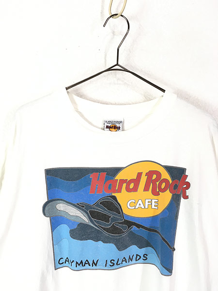 最終売り尽くし”古着 90s Hard Rock Cafe 「CAYMAN ISLAND」 マンタ