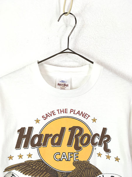 古着 90s USA製 Hard Rock Cafe イーグル 星条旗 ハードロック Tシャツ S 古着【10off】 - 古着 通販 ヴィンテージ　 古着屋 Dracaena ドラセナ