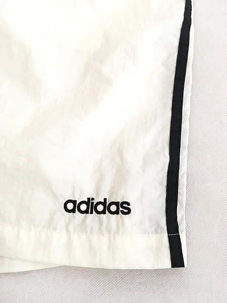 古着 90s adidas 3ストライプ ナイロン ショーツ ショート パンツ L